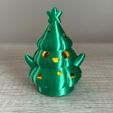 GlowTreeLED-SilkGreen.jpg STL file Glow Tree Hollow Version・3D print design to download