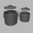 5.jpg 1/12 Scale wicker Storage STL (2 Größen) für Puppenhäuser und Miniaturprojekte (kommerzielle Lizenz)
