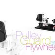 Pulley-Guard-and-Flywheel.jpg Pulley Guard and Flywheel for mini Lathe