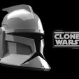 1.jpg CLONE TROOPER P1 TCW helmet | 3D model | 3D print | Printable | Clone Wars
