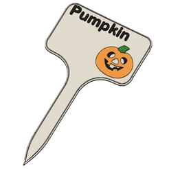 Citrouille_US_1.png Файл STL Pumpkin Signs / Labels for garden・3D-печатная модель для загрузки, ludovic_gauthier