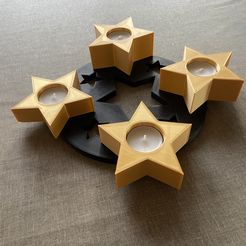 IMG_1655.jpeg STL file Advent wreath・3D printing model to download