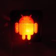5_display_large.JPG Android Robot LED Nightlight/Lamp