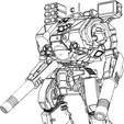 Warhammer-Hybrid-3D.png American Mecha Sledgehammer Hybrid