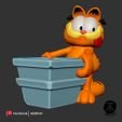Garfield_Image_PolyPaint_001_AZ3DDOJO.png.jpg Garfield for 3D Printing