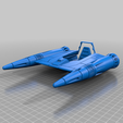 Front.png Fichier STL gratuit Buck Rogers Starfighter Thunderfighter・Plan pour imprimante 3D à télécharger