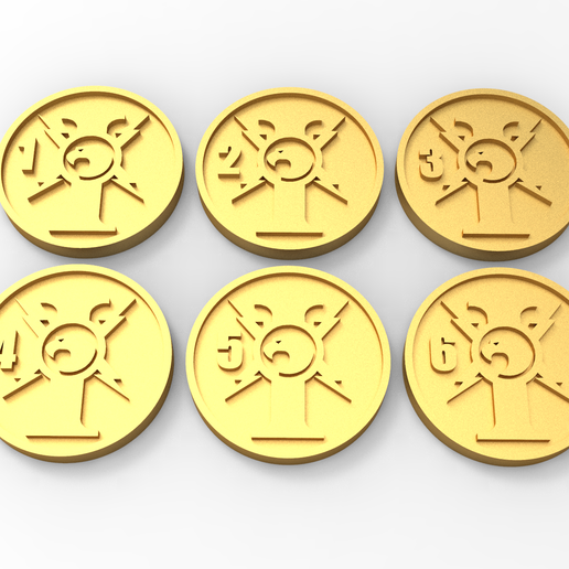 Custodes Objective Markers 3D model