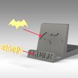 IMG_0366.jpeg Batman Logo Cellphone Stand
