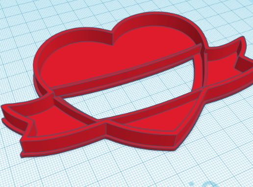 Hearth Cookie Cutter - 3D model önizlemesi