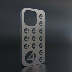 fantastic-4.jpg Archivo STL Funda Fantastic Four Iphone 14・Modelo de impresora 3D para descargar