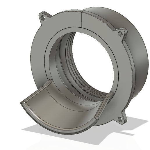 Download OBJ file Downspout Nozzle parapet v02 3d-print or cnc • 3D ...