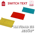 1.png FREE 3D Switch Text: "Christmas is Jesus".