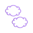 Cloud Face Outline_right.stl Радужная копилка