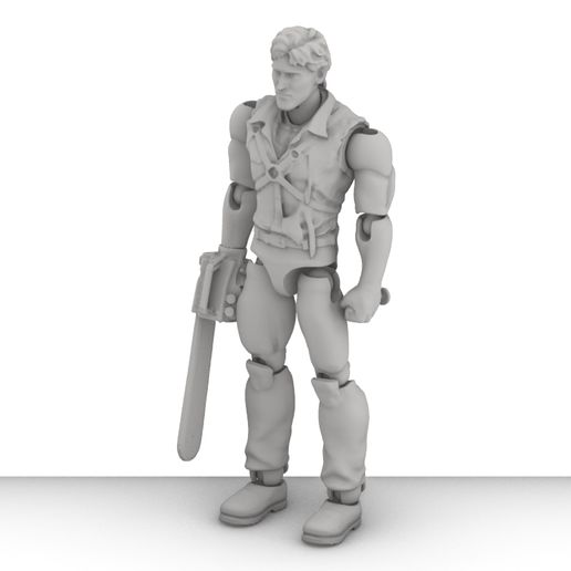 persp.jpg Ash - EvilDead - FIGURE D'ACTION ARTICULÉE POSEABLE 100mm