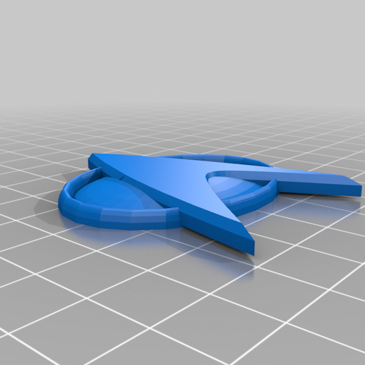 Star Trek TNG Comm Magnet - 3D model önizlemesi