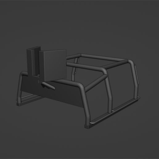 **Rear Tubular Cage with Turret Armor for Military Pickup or Patrol Car