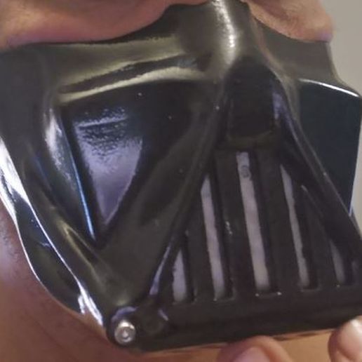 Vader Mask Covid19 Filter mount. 3D model