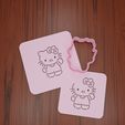 HellowKitty006-Stencil-cutter.jpg Set Stencil + Cutter "Hellow Kitty #1".