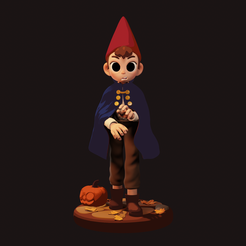 render-CARTOON-SHADER0001.png STL file Over the garden wall - Wirt - fan art・3D printable model to download