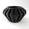 misprint-8077.jpg The Hino Planter Pot with Drainage | Tray & Stand Included | Modern and Unique Home Decor for Plants and Succulents  | STL File