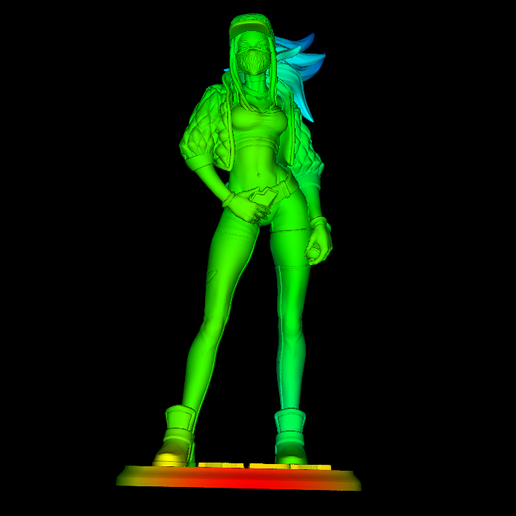 Akali LoL 3D model