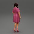 Girl-0004.jpg Beautiful Model Woman Wearing A Dress And High Heels 3D print model
