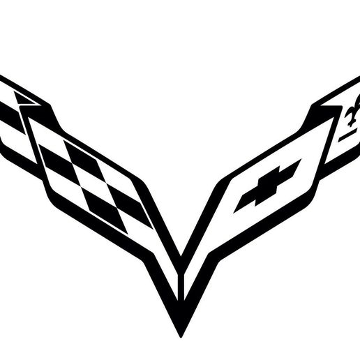 🎨 Corvette Wall Art・Free 3MF File for 3D printing・Cults