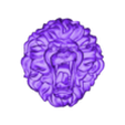 lionhead2_solid.stl Roaring Lion Head V1