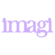imagi.stl lettering decor