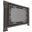 Wireframe-Low-Radiator-Cover-Decorative-Screening-Grille-Panel-02-4.jpg Radiator Cover Decorative Screening Grille Panel 02