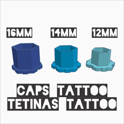 cups.png Teats - Caps - Tattoo 3 sizes