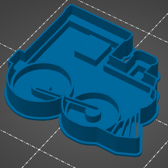 1.1.png STL file Cutter/Cookie cutter train・3D printing idea to download, emiliapioix