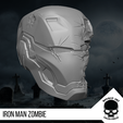 8.png Iron Man Zombie Head for 6 inch action figures