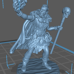orc-xaman.png Free STL file Shadow Orc Female Shama (DND, KINGDOM DEATH, PATHFINDER, RPG, MINI)・Model to download and 3D print