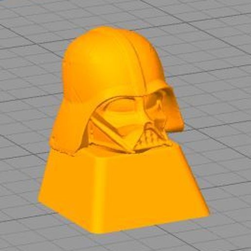 Darth Vader MX Key Cap 3D model
