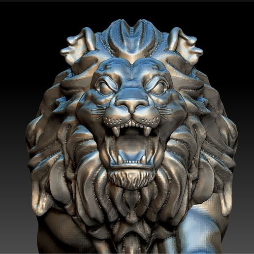 LION-3D-3.jpg lion statue full 3d