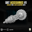 23.png Bat Arm Accesories Kit 3D printable File For Action Figures