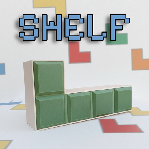 TETRIS Shelf - Print-in-Place
