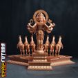 SQ-5.jpg Surya - The Sun, with 7 horses & his Charioteer Aruna