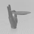 il_fullxfull.5894297261_j3pv.webp hand with floating tray - 3d stl
