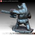 79.jpg ROCKSTEADY (pose 2) 1-10 SCALE