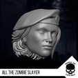 17.png Jill The Zombie Slayer Head for 6 inch action figures