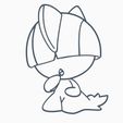 raltssubir2.jpg Ralts Pokemon Cookie Cutter Chibi Anime