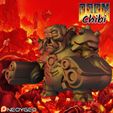 mancubus-toy1.jpg MANCUBUS - DOOM CHIBI KEYCHAIN