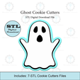 Etsy-Listing-Template-STL.png Halloween Ghost Cookie Cutter | STL File