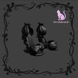 Bud-Decorated-Shoes-compatible-with-Monster-High-1.jpg Shoes with a flower bud, compatible with Monster High.