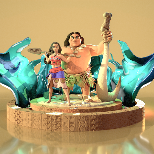 Disney Animation Disney Infinity Moana Playset Vaiana And Maui