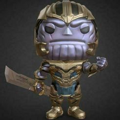 funko.jpg Archivo STL gratis Funko pop Thanos EndGame・Objeto de impresión 3D para descargar, ruelassolisrodolfo89