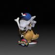 Marowak03.jpg Marowak Baseball version - POKÉMON FIGURINE - 3D PRINT MODEL