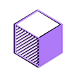 3D Cube_2_overlay.STL Archivo STL gratis Cubierta de muebles de cubo・Plan de impresión en 3D para descargar, DDDeco
